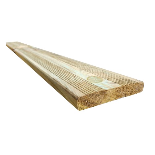 Treated reject decking board - treated,