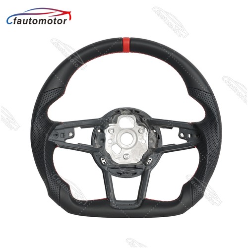 Black leather sport steering - black,