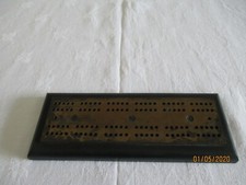 Vintage possibly Brass & Bakelite Cribbage Board