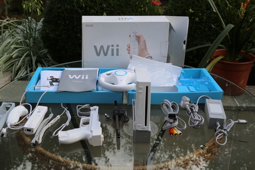 Nintendo wii white - wii, console
