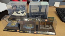 5pc James Bond 007 Toy Car Collection – Pre-Owned, Good Condition