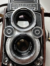 Rolleiflex 3.5F TLR Planar75mm Film Camera Accessories Tested Cleaned