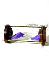 Wood & Brass Sand Timer Hour
