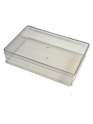 Clear plastic dessert tray - clear,