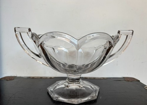 Vintage glass bowl vase - vintage, very