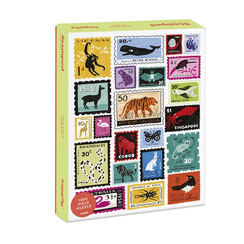 000 piece stamped - 1,000-piece, jigsaw