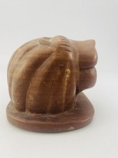 Unique Hand Carved Wooden Lion