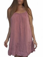 Pink Ruffle Mini Dress