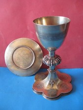 Silver Chalice & Paten Set, France XIXth century by Alexandre Chertier Orfèvre