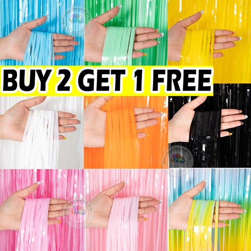 Foil fringe tinsel - 2m-3m,