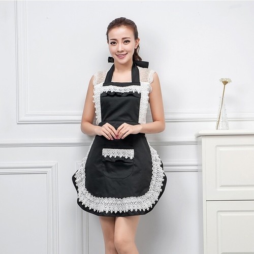 Retro french style maid apron - french,
