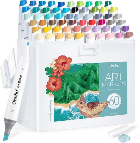 Ohuhu alcohol markers 60 - ohuhu,