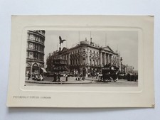 Piccadilly Circus with Horse Drawn Bus, London, Old Postcard 1900s