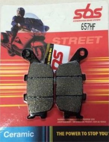Rear brake pads sbs 657hf - rear,