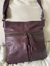 Fat Face Burgandy Leather