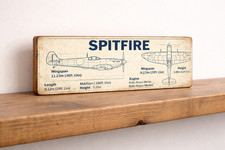 Spitfire vintage style sign