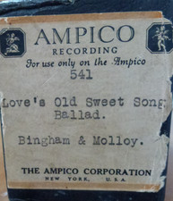 Ampico reproducing word roll - reproducing,