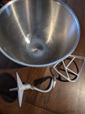 Kenwood Major / Elite Mixer Mixing Bowl - Stainless - Pt No 15000 + Attachments 