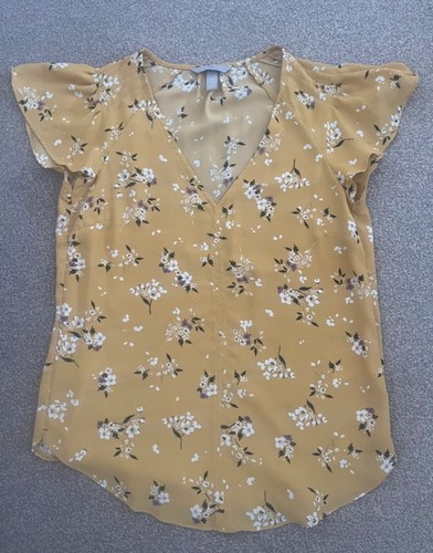 Yellow gold mustard - mustard, floral