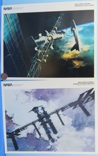 NASA Photo Litho Pair vtg