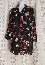 ZARA Pajama Style Floral Tunic