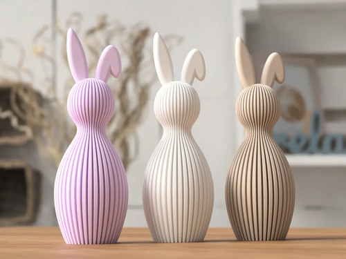 Easter folded ear bunny - easter,