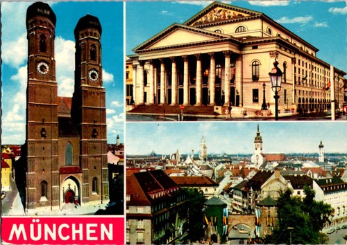 Munich germany postcard - postcard,