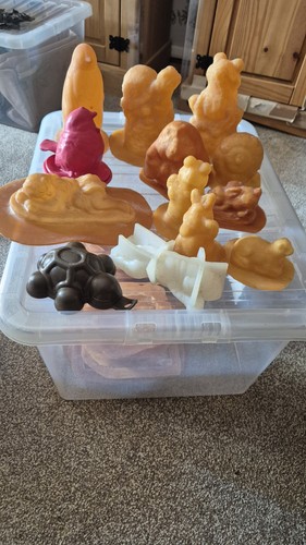 Latex concrete moulds - concrete, animals