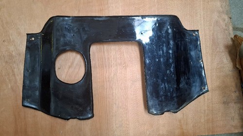 Steel engine splash guard - engine, for