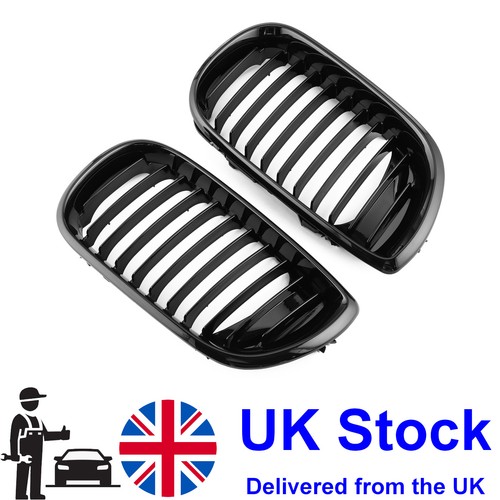 Pair gloss black front - front, kidney
