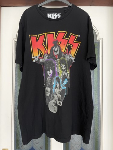 Kiss mens extra large black - kiss,