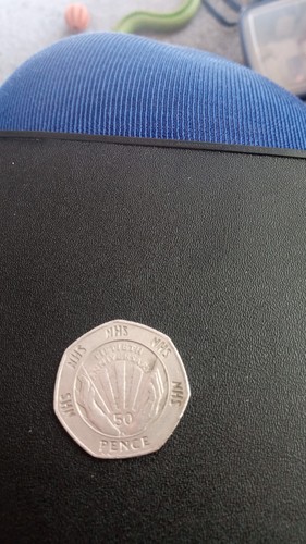 Nhs 50p coin rare - , condition