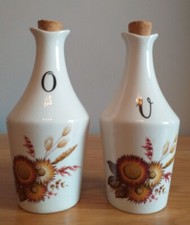 Contessa Giftware LTD  Vintage Olive Oil & Vinegar Decanters (England) 7"