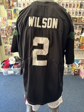 Genuine New York Jets NFL Jersey Mens Large Mike Vgc Wilson #2 Black 