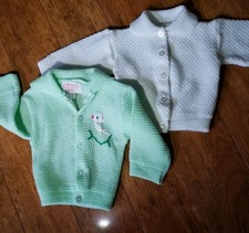 Lot Of 2  Knit  Baby Sweaters