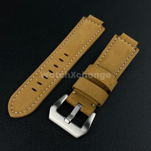 Khaki frosted leather - leather, watch