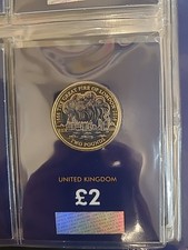 The Great Fire Of London, £2 coin 2016, Brilliant Uncirculated, Change Checker.