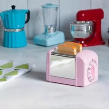 PINK TOASTER KITCHEN TIMER