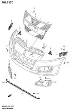 Suzuki Genuine Radiator Grille