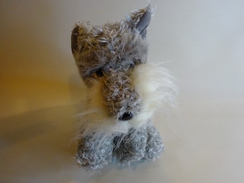Schnauzer puppy dog soft toy - ,