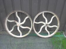 2 X Antique Vintage Large Cast