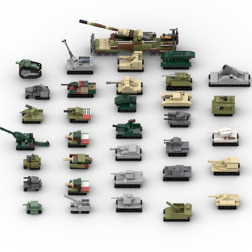 Mini tank engineering - ww, ii