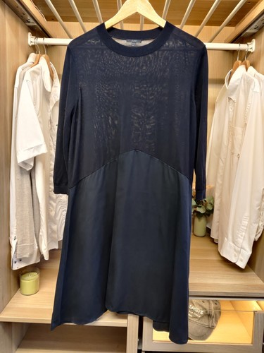 Cos jumper dress medium dark - dress,