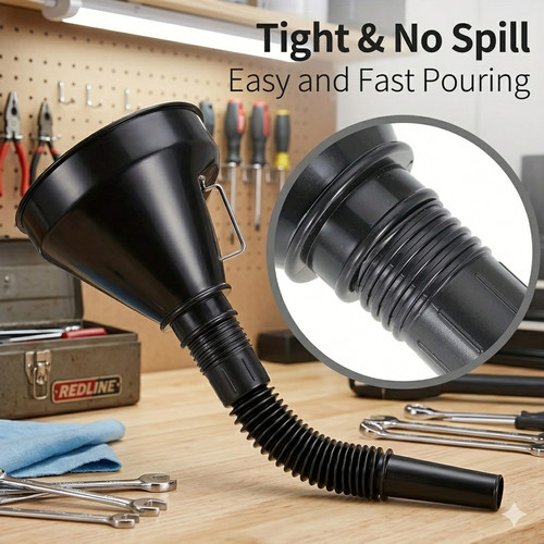 Heavy duty flexible - heavy, funnel