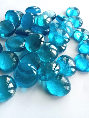 Aqua decorative glass - glass, pebbles
