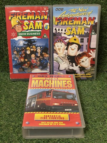 Fireman sam vhs bundle - fireman, mega