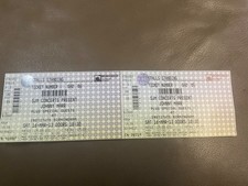 JOHNNY MARR - pair unused  Original Gig Tickets 2013