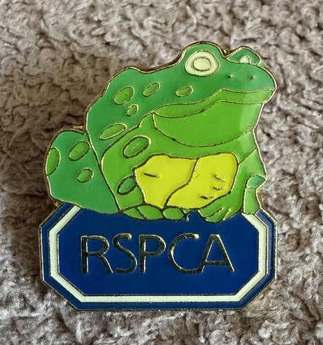 Rspca frog enamel charity - rspca,