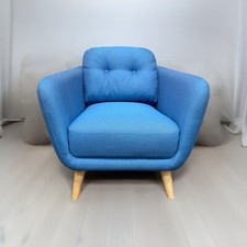 John Lewis ARLO Armchair In Memphis Blue RRP: £449