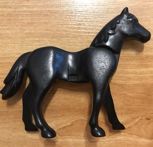 Playmobil black horse animals - playmobil,